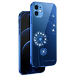 Чехол Coblue Crystal Plating Case для Apple iPhone 12 (темно-синий, гелевый)