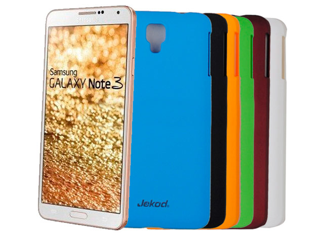 Чехол Jekod Hard case для Samsung Galaxy Note 3 N9000 (белый, пластиковый)