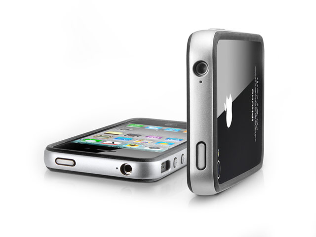 Чехол SGP Neo Hybrid EX для Apple iPhone 4 (серебристый)