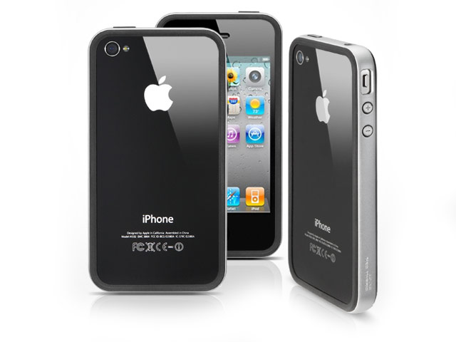 Чехол SGP Neo Hybrid EX для Apple iPhone 4 (серебристый)