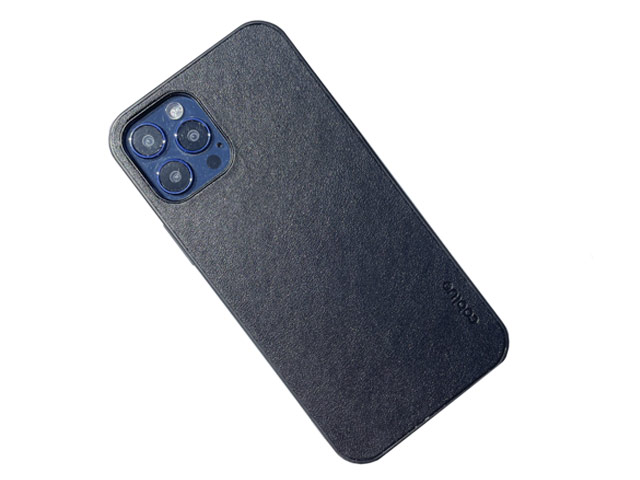 Чехол Coblue Leather Case для Apple iPhone 12 pro max (черный, кожаный)
