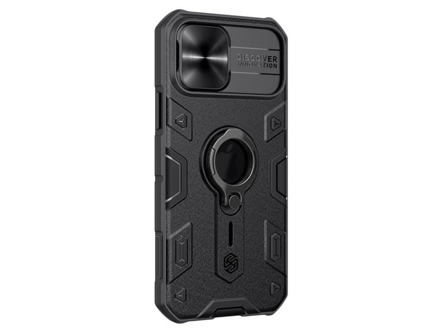 Чехол Nillkin CamShield Armor для Apple iPhone 12/12 pro (черный, композитный)