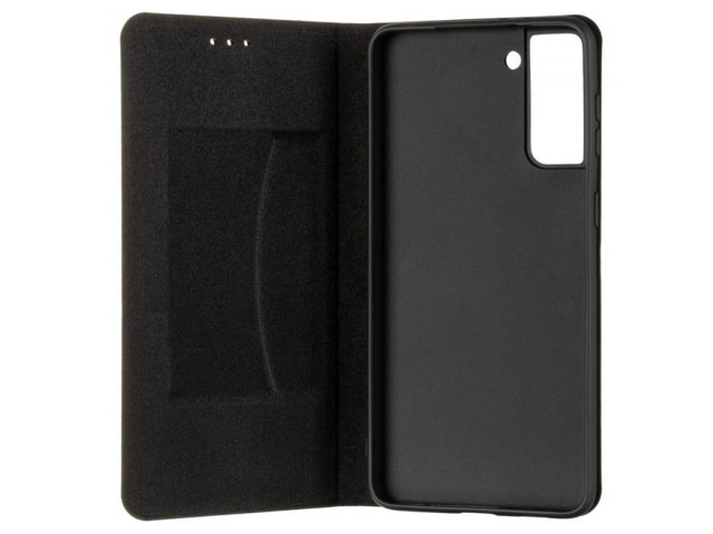 Чехол Yotrix FolioCase Plain для Samsung Galaxy S21 (синий, кожаный)