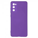 Чехол Yotrix LiquidSilicone Pro для Samsung Galaxy S20 FE (фиолетовый, гелевый)