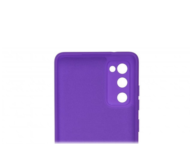 Чехол Yotrix LiquidSilicone Pro для Samsung Galaxy S20 FE (фиолетовый, гелевый)