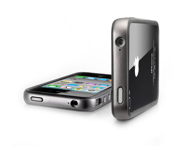 Чехол SGP Neo Hybrid EX для Apple iPhone 4 (темно-серый)