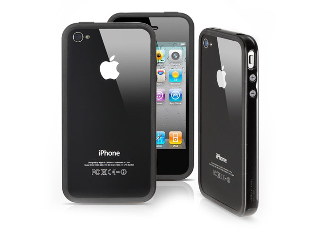 Чехол SGP Neo Hybrid EX для Apple iPhone 4 (черный)