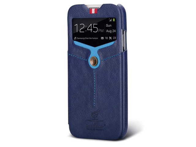 Чехол Nextouch InTheAir Opera case для Samsung Galaxy S4 i9500 (темно-синий, кожанный)