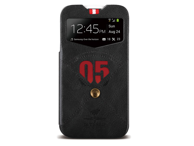 Чехол Nextouch InTheAir Code case для Samsung Galaxy S4 i9500 (темно-серый, кожанный)