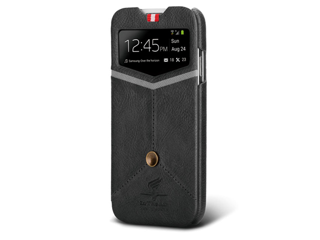 Чехол Nextouch InTheAir Sharp case для Samsung Galaxy S4 i9500 (темно-серый, кожанный)