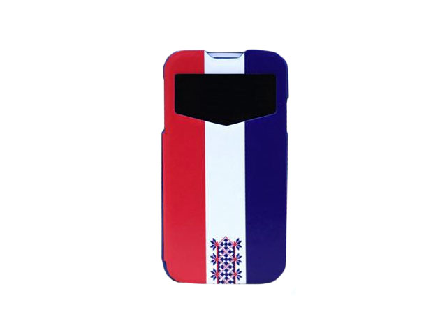 Чехол Nextouch MyFlag case для Samsung Galaxy S4 i9500 (France, кожанный)