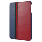 Чехол Nextouch Leather case для Apple iPad mini/iPad mini 2 (красный/синий, кожанный)