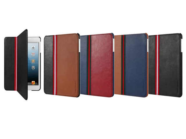 Чехол Nextouch Leather case для Apple iPad mini/iPad mini 2 (красный/синий, кожанный)