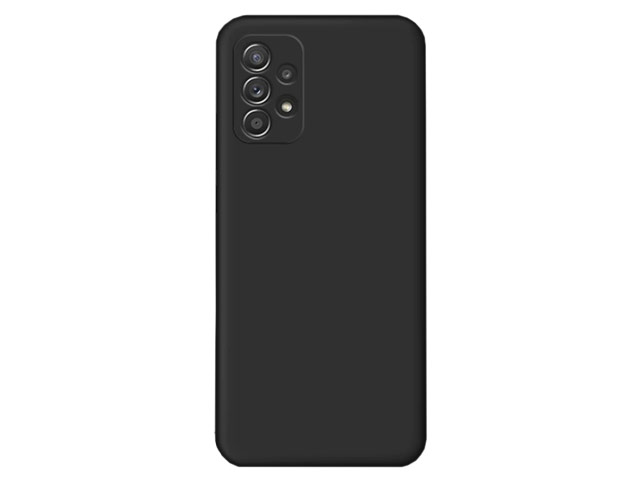 Чехол Yotrix LiquidSilicone Pro для Samsung Galaxy A32 (черный, гелевый)