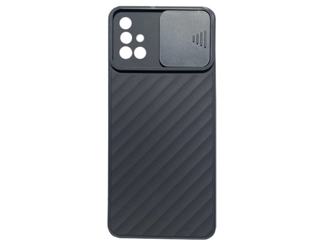 Чехол Yotrix DefenseCam для Samsung Galaxy A71 (черный, гелевый)