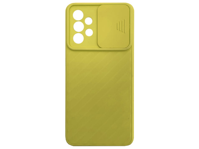 Чехол Yotrix DefenseCam для Samsung Galaxy A52 (желтый, гелевый)