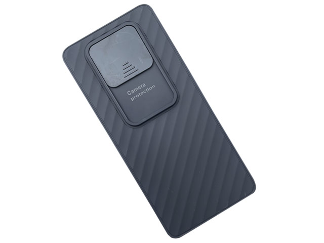 Чехол Yotrix DefenseCam для Xiaomi Poco X3 (черный, гелевый)