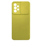 Чехол Yotrix DefenseCam для Samsung Galaxy A72 (желтый, гелевый)