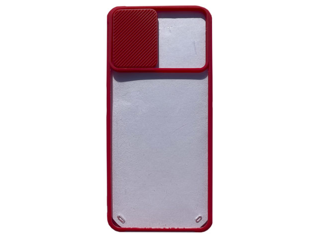 Чехол Yotrix ShieldCam для Xiaomi Redmi Note 10 (красный, гелевый)