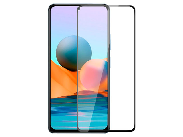 Защитное стекло Yotrix 3D Pro Glass Protector для Xiaomi Redmi Note 10 pro (черное)