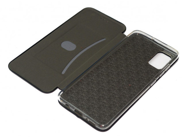 Чехол Yotrix FolioCase Plain для Samsung Galaxy A32 (черный, кожаный)