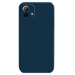 Чехол Yotrix LiquidSilicone Pro для Xiaomi Mi 11 lite (темно-синий, гелевый)
