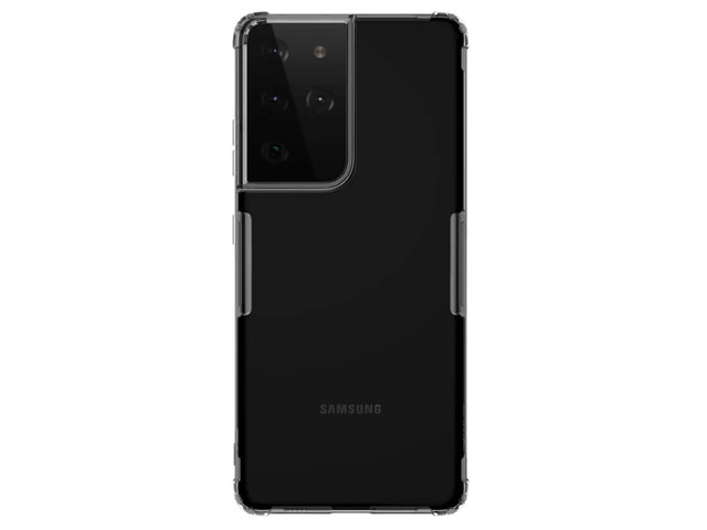 Чехол Nillkin Nature case для Samsung Galaxy S21 ultra (серый, гелевый)