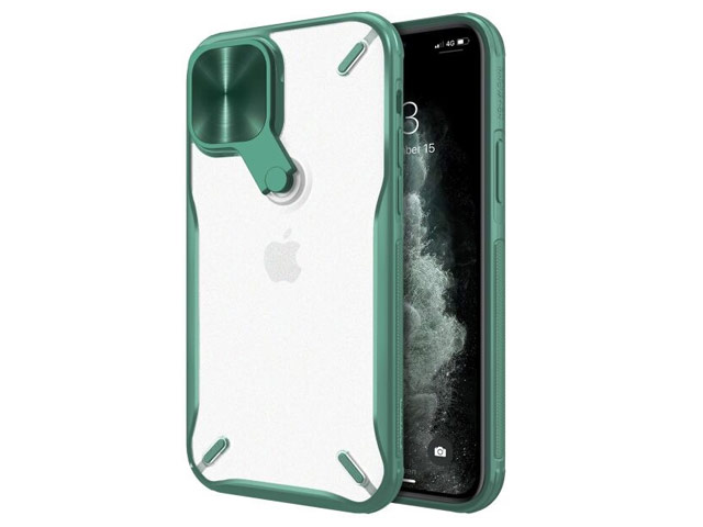 Чехол Nillkin Cyclops case для Apple iPhone 12/12 pro (зеленый, композитный)