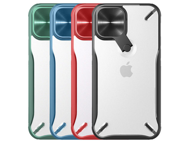 Чехол Nillkin Cyclops case для Apple iPhone 12 pro max (зеленый, композитный)