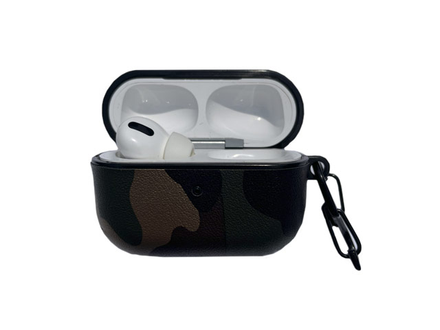 Чехол Synapse Defense Camo для Apple AirPods pro (золотистый/зеленый, пластиковый)