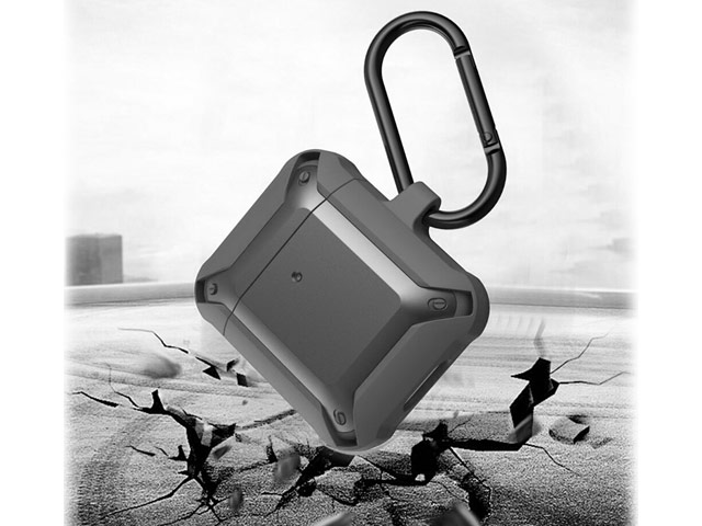 Чехол Synapse Defense Shell для Apple AirPods 1/2 (черный, пластиковый)