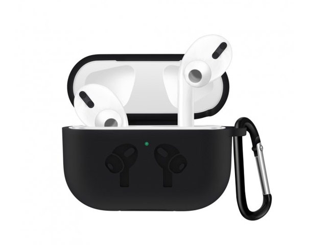 Чехол Synapse Buckle2 Case для Apple AirPods pro (черный, силиконовый)