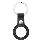 Чехол-брелок Coblue Anti-Lost Tracker case для Apple AirTag (черный, кожаный)