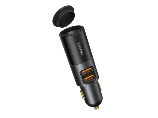 Зарядное устройство Baseus Share Fast Charger универсальное (автомобильное, 30W, 2 x USB, черное)