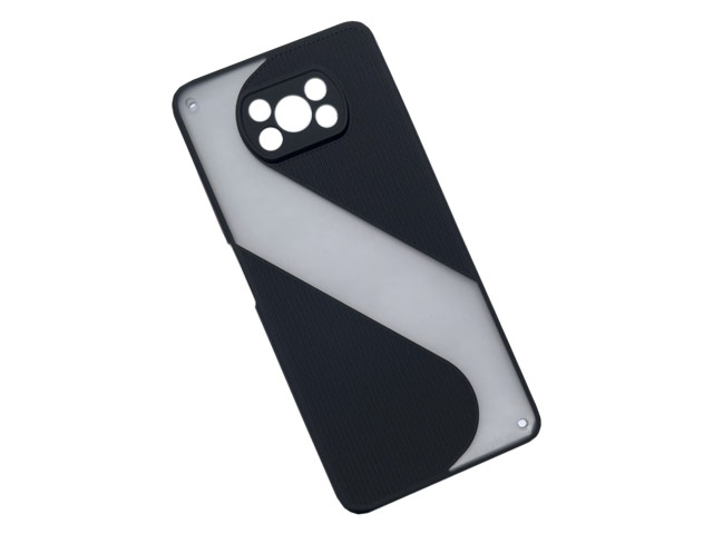 Чехол Yotrix SceneStyle case для Xiaomi Poco X3 (черный, гелевый/пластиковый)