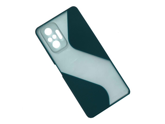 Чехол Yotrix SceneStyle case для Xiaomi Redmi Note 10/10S (темно-зеленый, гелевый/пластиковый)
