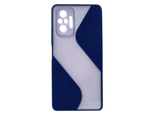 Чехол Yotrix SceneStyle case для Xiaomi Redmi Note 10/10S (темно-синий, гелевый/пластиковый)