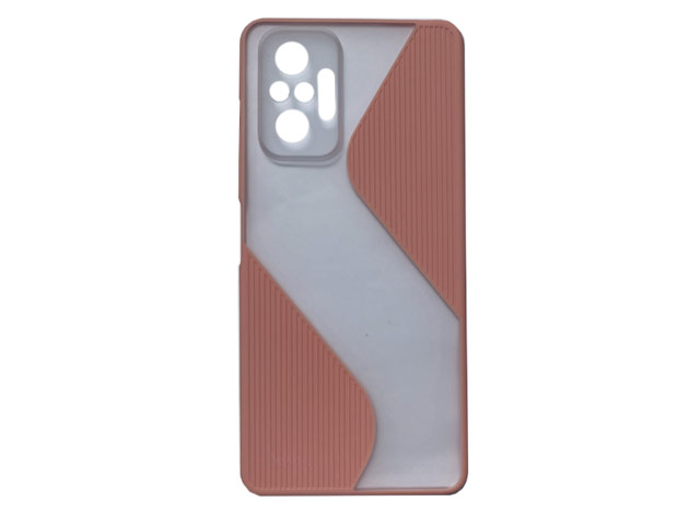Чехол Yotrix SceneStyle case для Xiaomi Redmi Note 10/10S (пудра, гелевый/пластиковый)