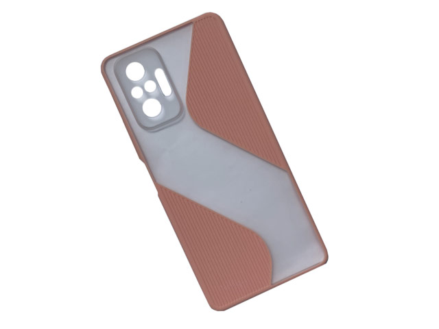 Чехол Yotrix SceneStyle case для Xiaomi Redmi Note 10/10S (пудра, гелевый/пластиковый)