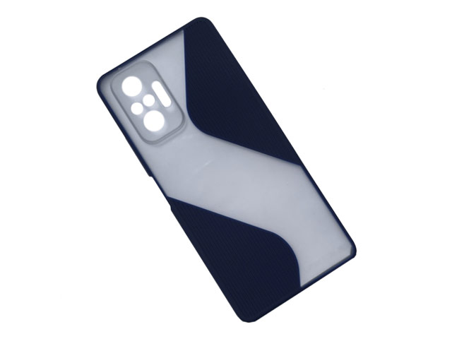 Чехол Yotrix SceneStyle case для Xiaomi Redmi Note 10 pro (темно-синий, гелевый/пластиковый)