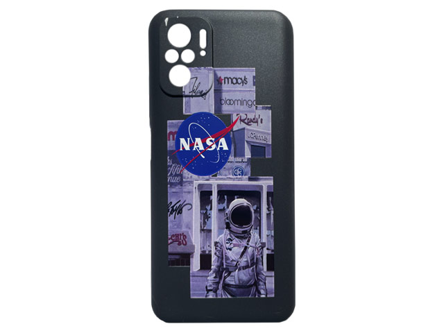 Чехол Yotrix ArtCase для Xiaomi Redmi Note 10/10S (NASA One, гелевый)