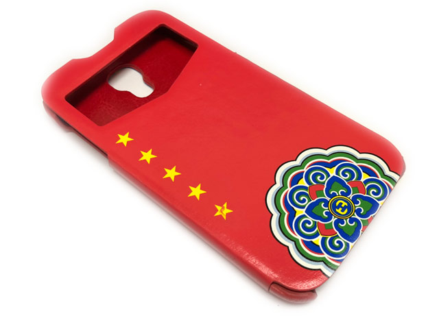 Чехол Nextouch MyFlag case для Samsung Galaxy S4 i9500 (China, кожанный)