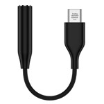 Адаптер Synapse Type-C to Headphone Jack универсальный (USB Type C, miniJack 3.5 мм, черный)