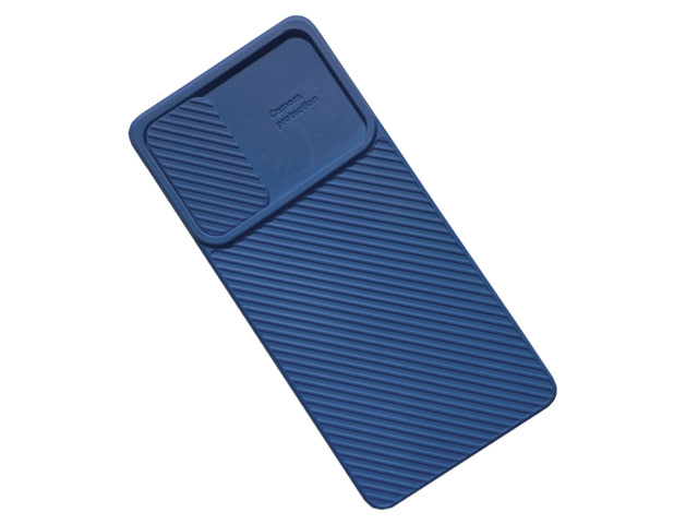 Чехол Yotrix DefenseCam 2 для Samsung Galaxy S20 FE (темно-синий, гелевый)