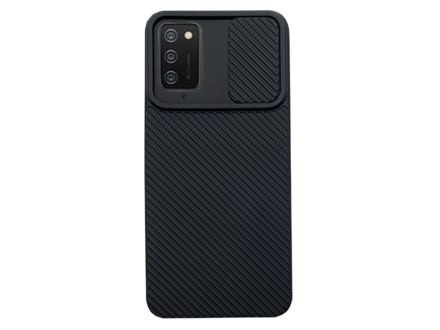 Чехол Yotrix DefenseCam 2 для Samsung Galaxy A02s (черный, гелевый)