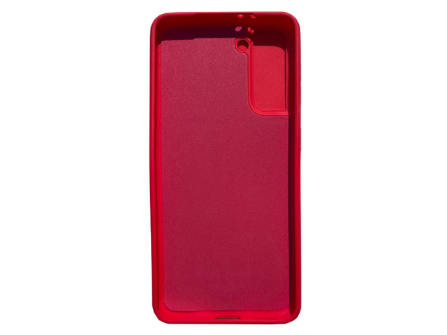 Чехол Yotrix DefenseCam 2 для Samsung Galaxy S21 (красный, гелевый)
