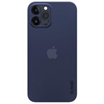 Чехол memumi Slim case для Apple iPhone 12 pro (темно-синий, пластиковый)