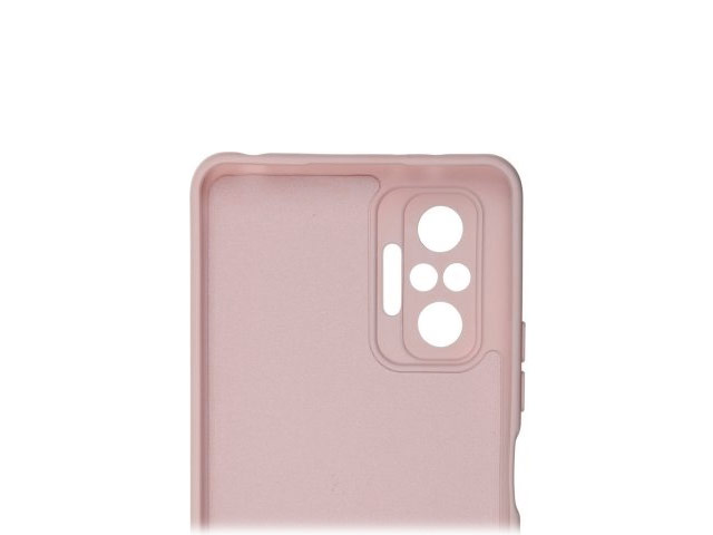 Чехол Yotrix LiquidSilicone Pro для Xiaomi Redmi Note 10 pro (розовый, гелевый)