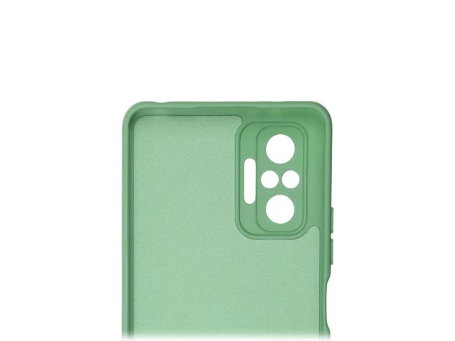 Чехол Yotrix LiquidSilicone Pro для Xiaomi Redmi Note 10 pro (зеленый, гелевый)