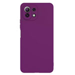 Чехол Yotrix LiquidSilicone Pro для Xiaomi Mi 11 lite (фиолетовый, гелевый)